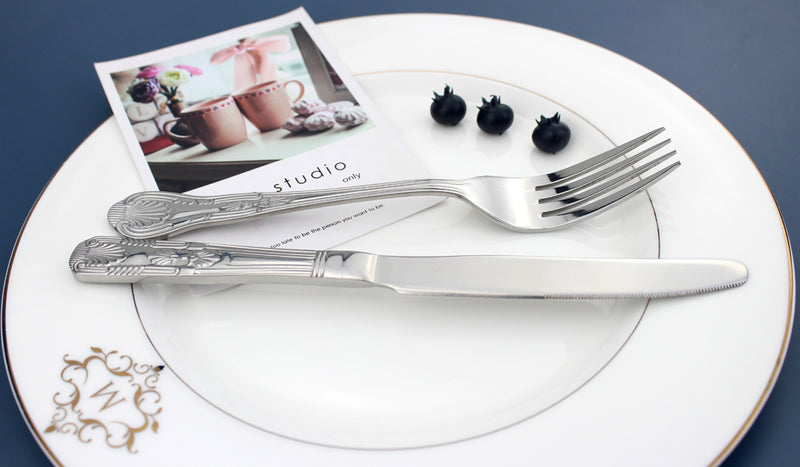 Traditional Stainless Steel Cutlery Set