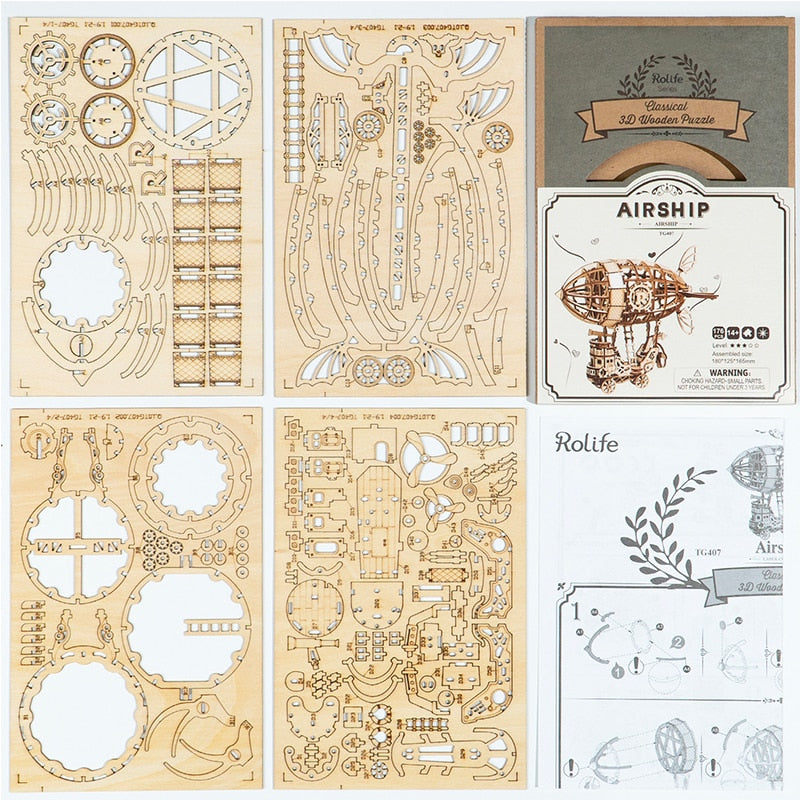 3D Wooden Puzzle