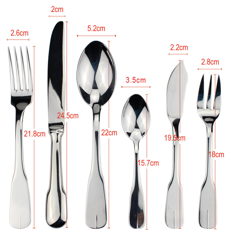 Luxury Modern Stainless Steel Cutlery Set