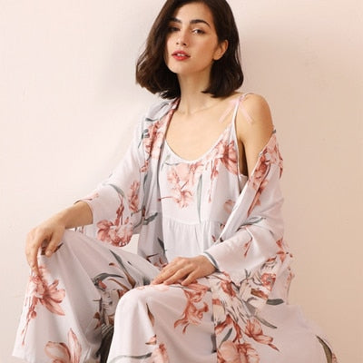 Floral Pajamas Set