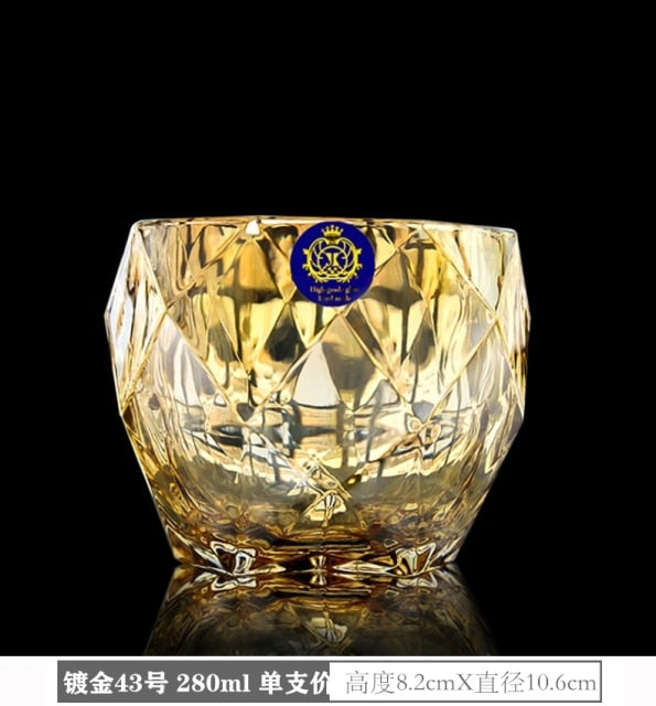 Crystal Glassware for Brandy, Beer or Tea