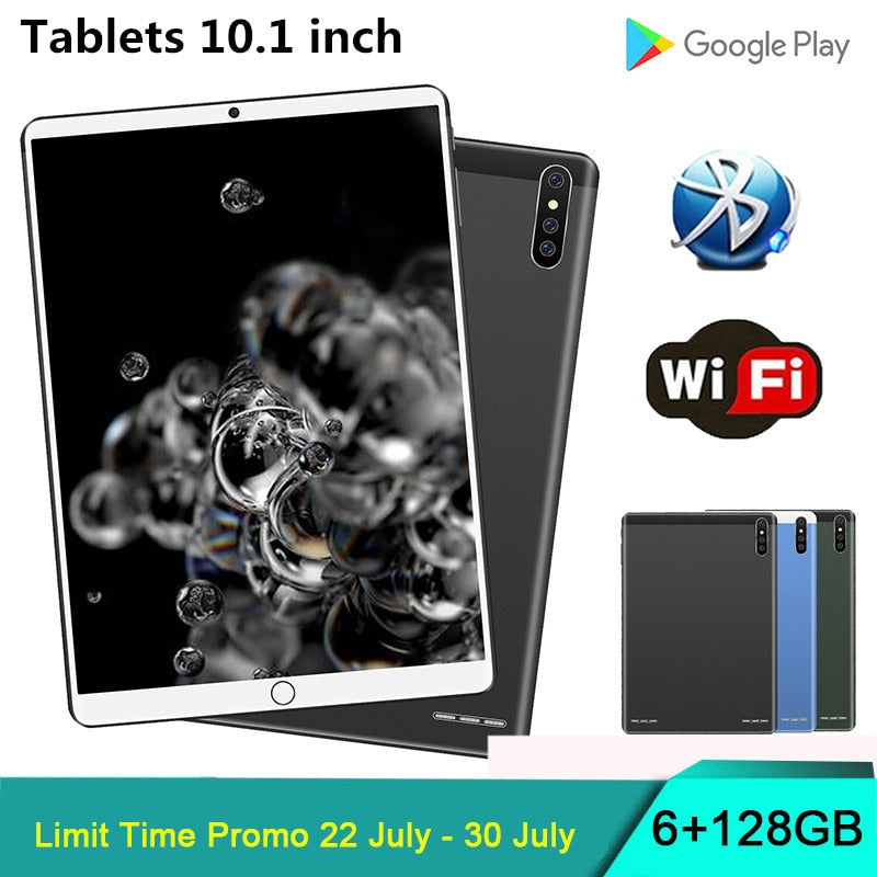 Tablet 10.1 Inch Android 6GB RAM 128GB ROM 10 Core