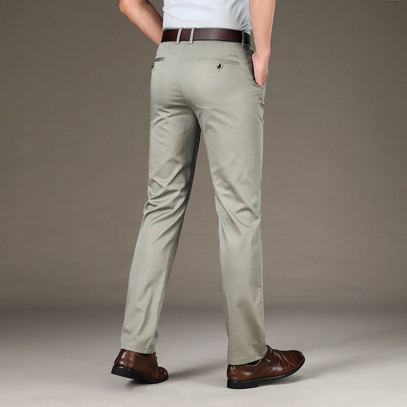 Smart Casual Slim Fit Stretch Trousers