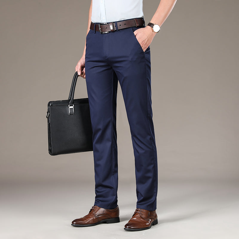 Smart Casual Slim Fit Stretch Trousers