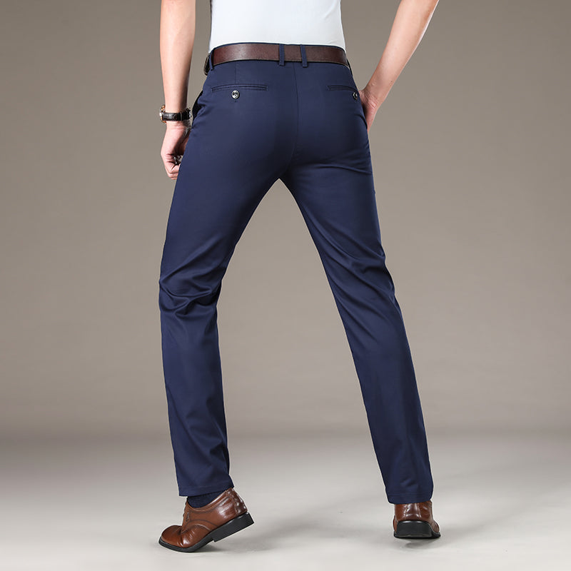 Smart Casual Slim Fit Stretch Trousers