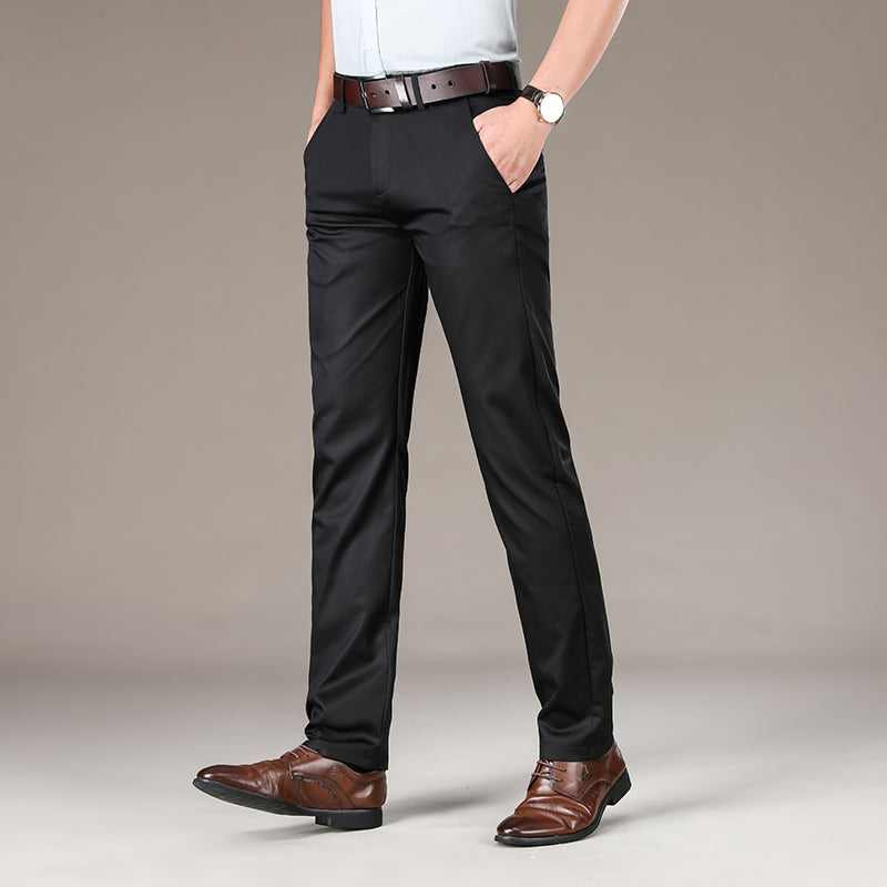 Smart Casual Slim Fit Stretch Trousers