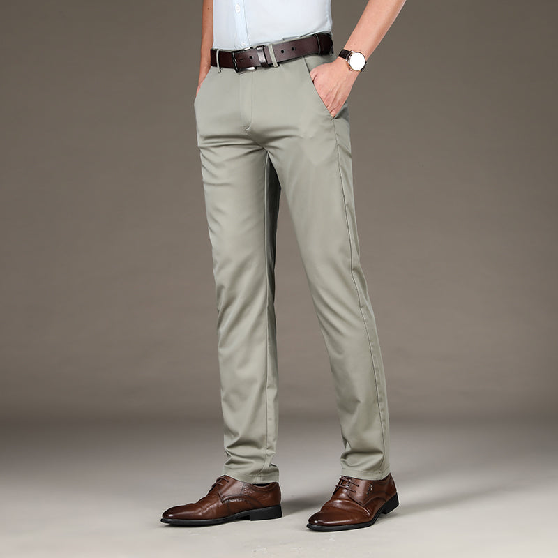 Smart Casual Slim Fit Stretch Trousers