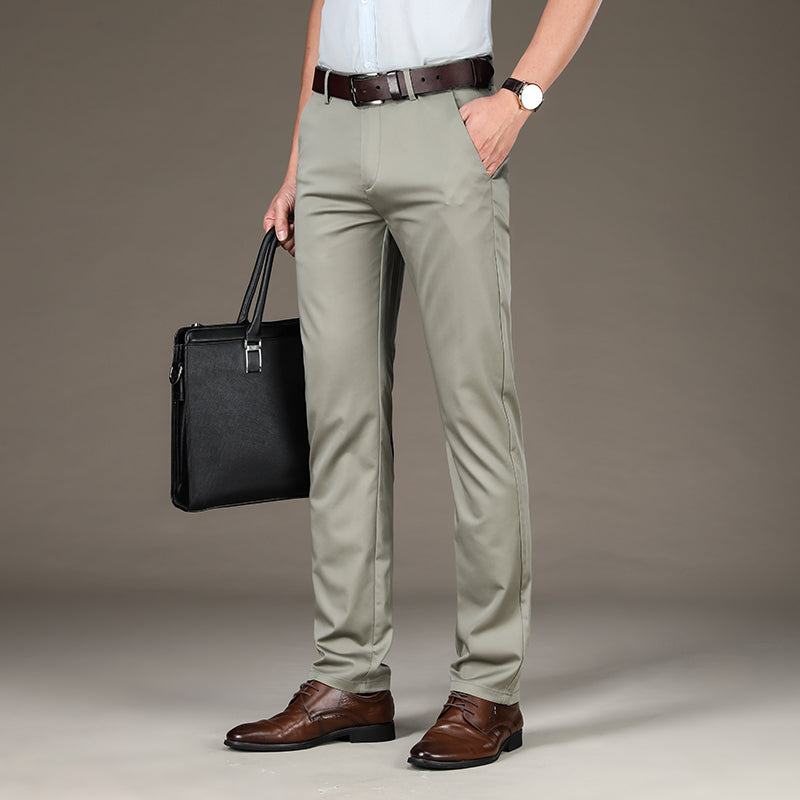 Smart Casual Slim Fit Stretch Trousers