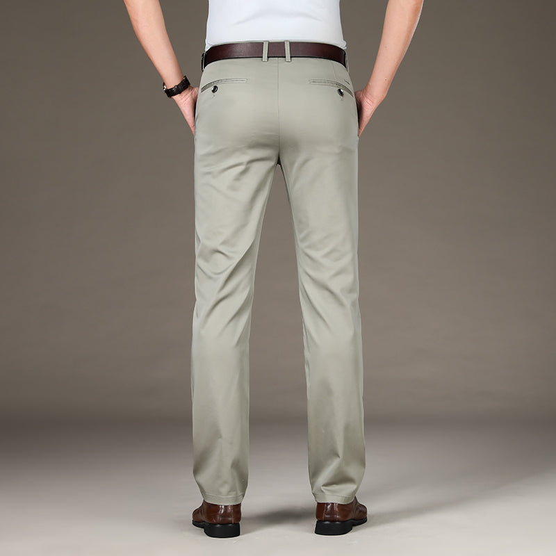 Smart Casual Slim Fit Stretch Trousers