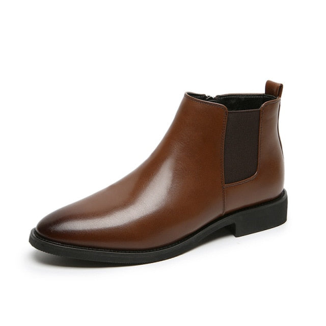 Pointy Toe Chelsea Boots