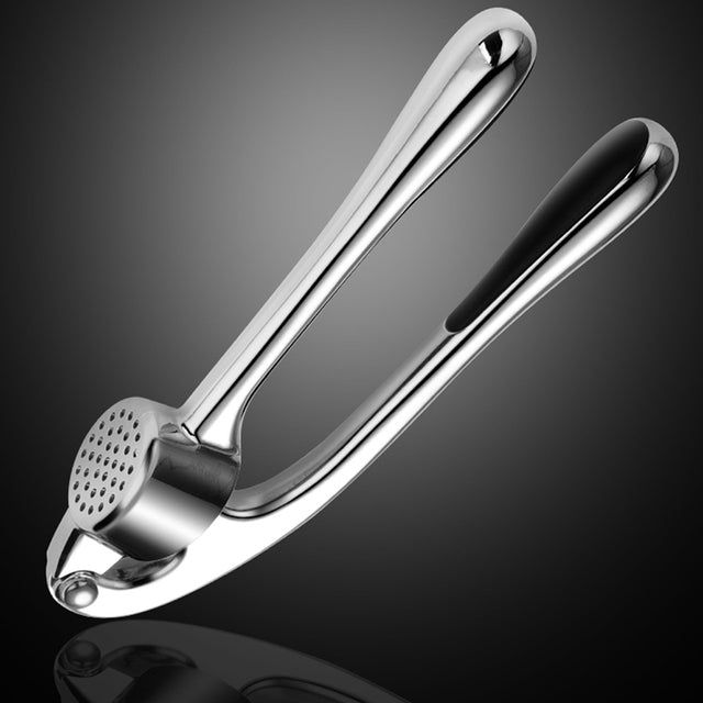 Sleek Stainless Steel Garlic and Ginger Press