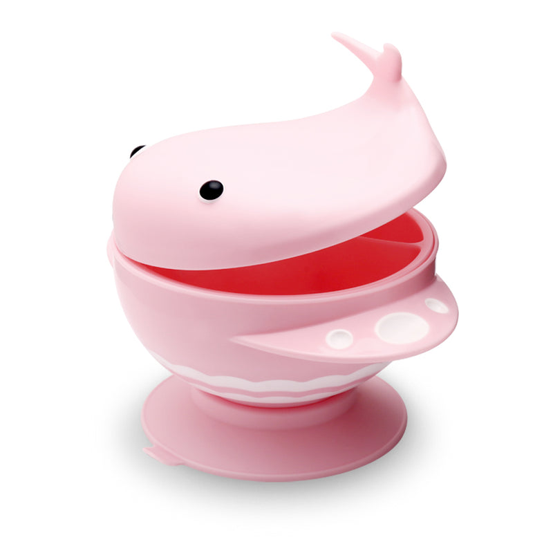 Kid’s Whale-Shaped Snack Bowl with No Spill Suction Base