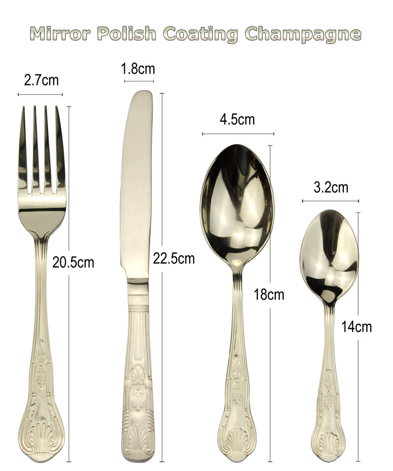 Traditional Stainless Steel Cutlery Set