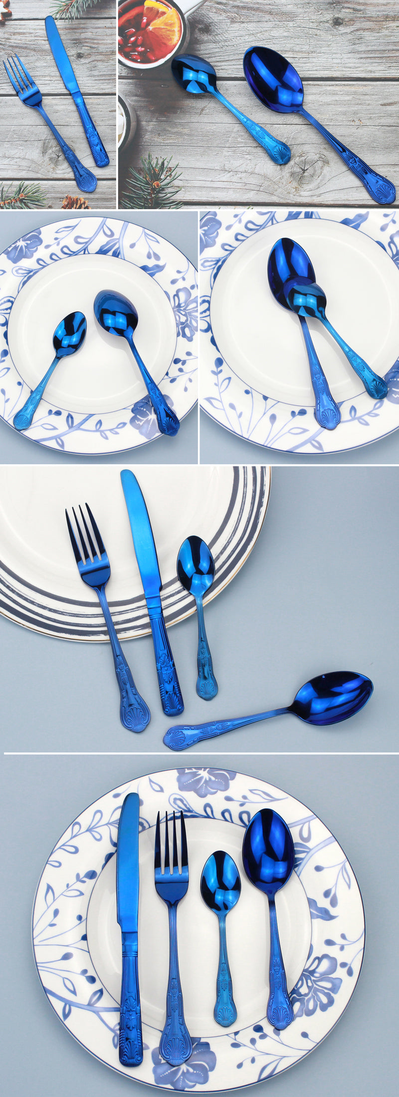 Traditional Stainless Steel Cutlery Set