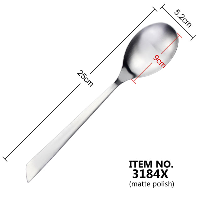 Modern Stainless Steel Serving Spoon